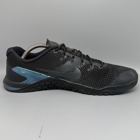 Nike Metcon 4 Premium Black Crosstraining Shoes AH7454-001 Men's Sz 12.5 - Picture 7 of 10